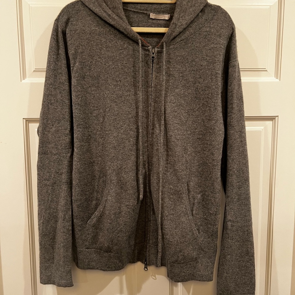 Mens cashmere hoodie